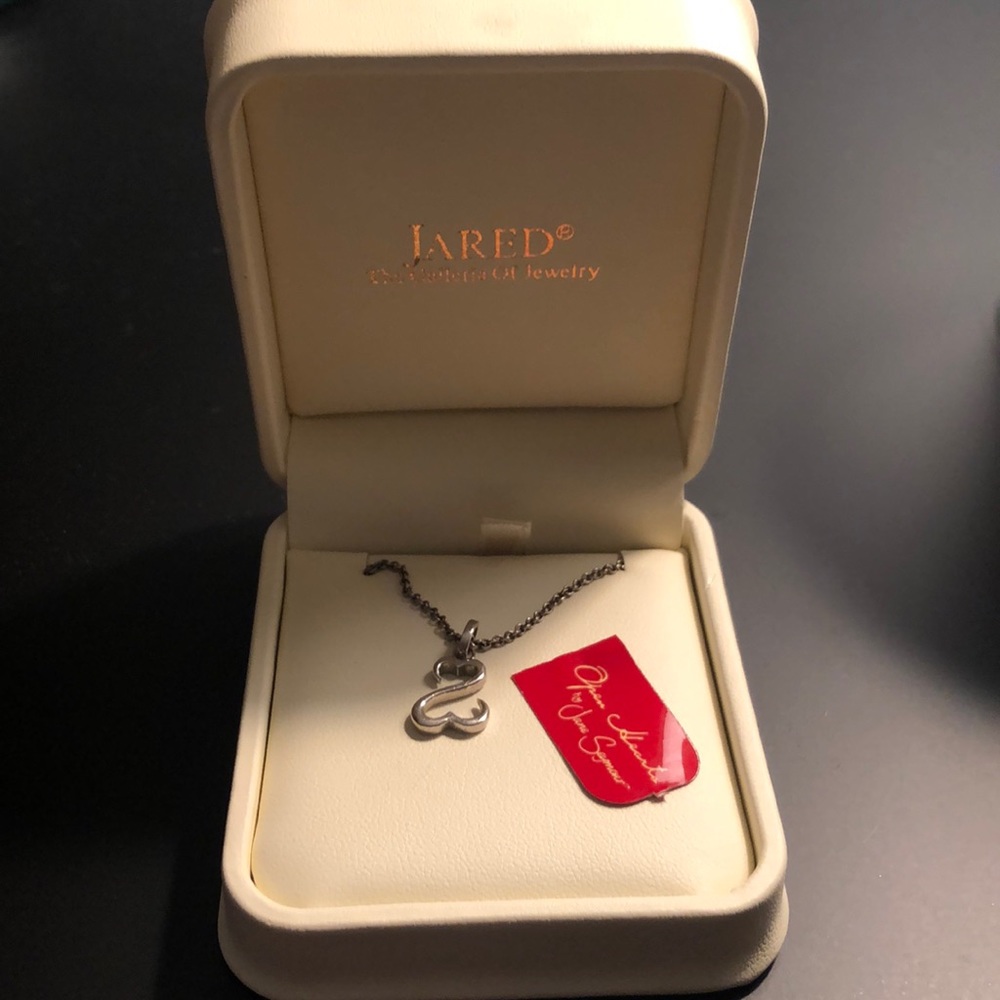 Open heart necklace from Jared’s
